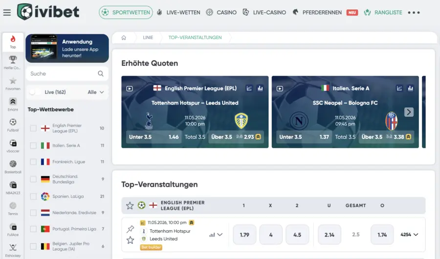 Ivibet sportsbook
